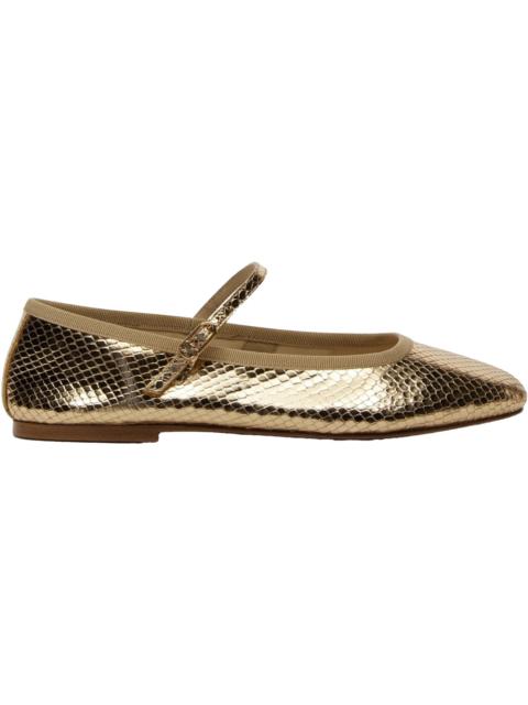 CELINE Celine Mary Jane Ballerina Les Ballerines Light Gold (Womens)