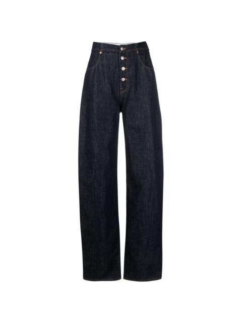 MM6 Maison Margiela high-waist wide-leg jeans