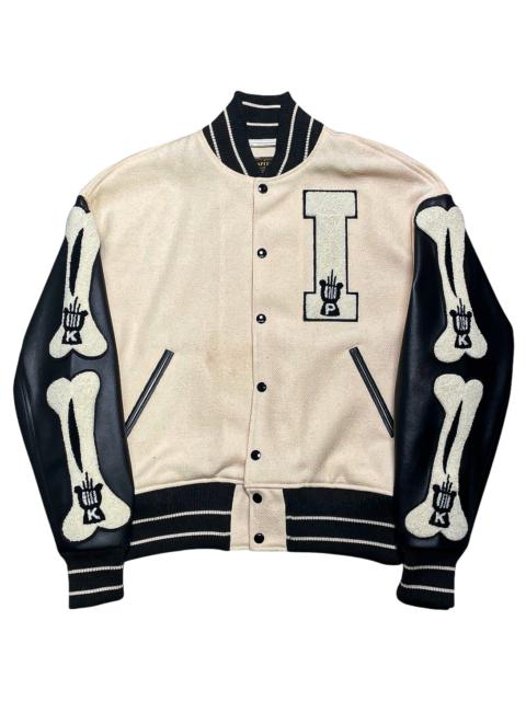 Kapital I-Five Varsity Jacket "Cream / Black" KAP031