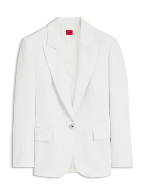 HUGO REGULAR-FIT BLAZER WITH METAL BUTTON