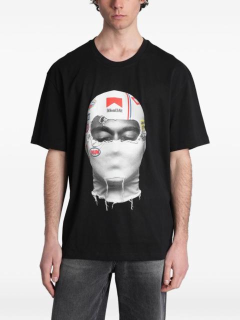 ih nom uh nit graphic-print cotton T-shirt