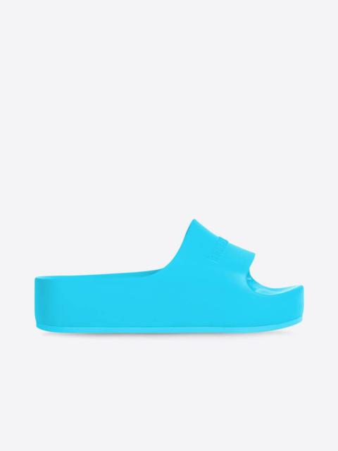 BALENCIAGA Women's Chunky Slide Sandal in Blue