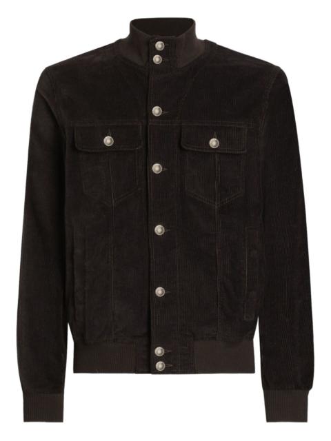 Dolce & Gabbana corduroy buttoned jacket