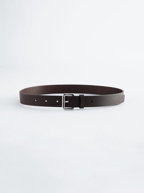 & Other Stories Textured Leather Belt