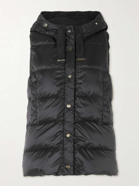 Max Mara The Cube hooded quilted shell down vest