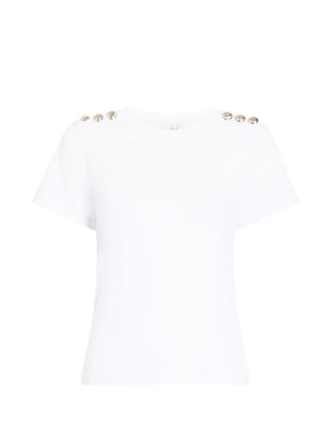 Cinq à Sept button jasper T-shirt