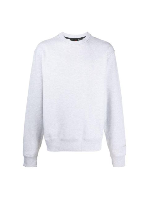 adidas x Pharrell Williams Crossover Solid Color Round Neck Cotton Pullover Long Sleeves Gray GM1973