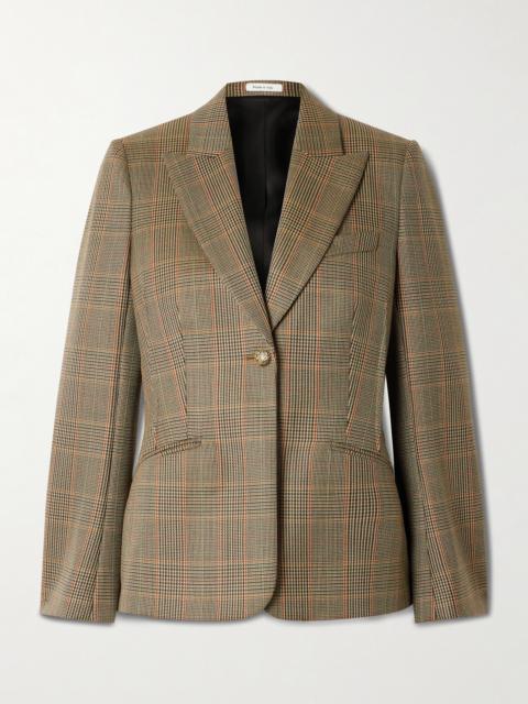 Alexander McQueen Prince Of Wales Checked Wool Blazer