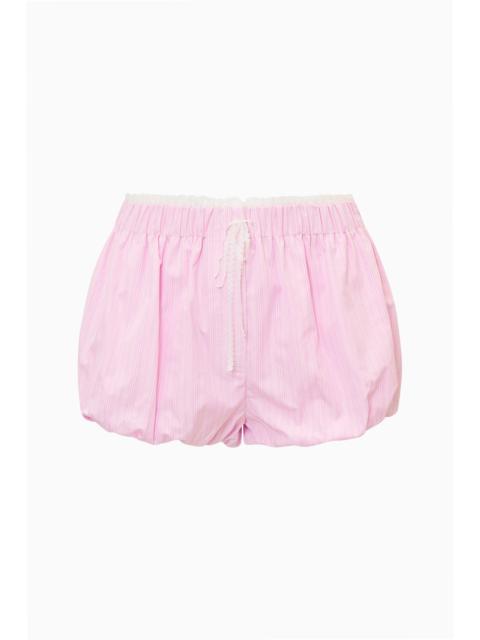 LoveShackFancy Sparrow Pinstripe Bloomer Shorts