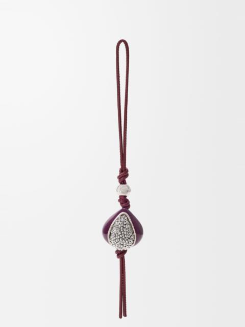 Loewe Beaded fig charm