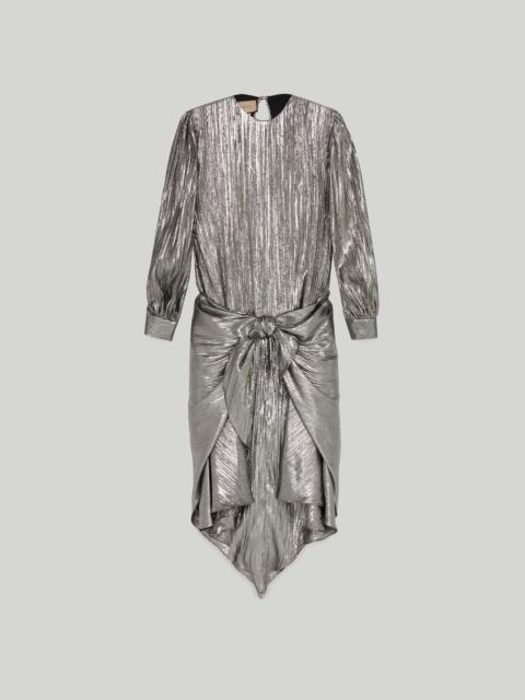 GUCCI Lurex pleated dress