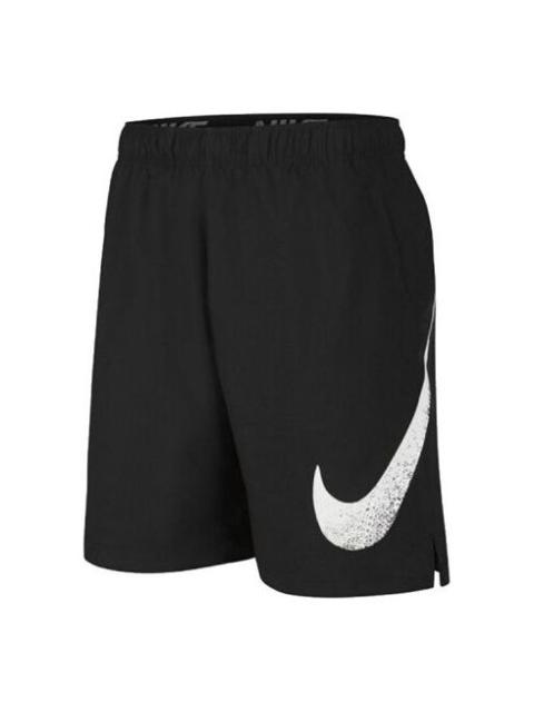 Nike Men's Nike Large swoosh Sports Black Shorts CN9755-010