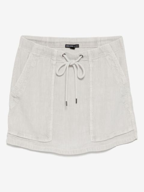 JAMES PERSE linen blend utility skirt