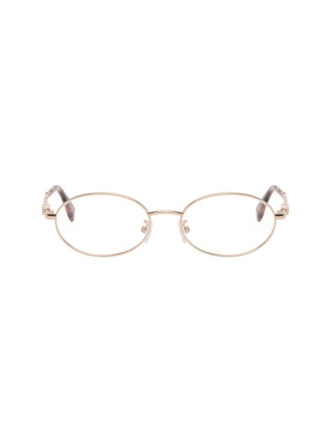FENDI Gold Fendigraphy Glasses