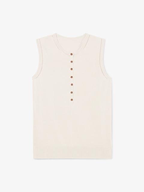 M.M.LaFleur Crimmins Pointelle Tank - 365 Cotton Silk Knit