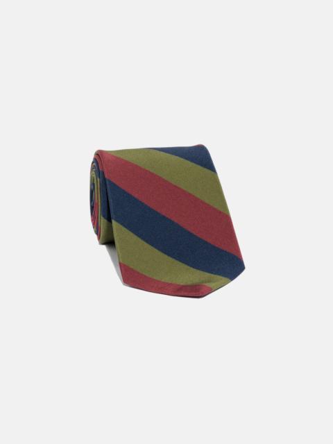 J. PRESS MADE-IN-ENGLAND ROYAL SCOTS REGIMENTAL SILK REPP TIE