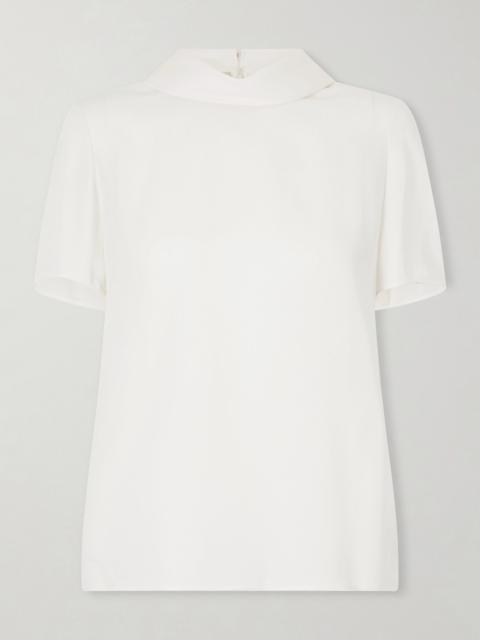 Valentino Silk-georgette Blouse