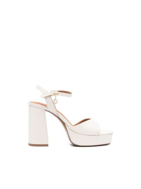 maje Fralow platform block-heel sandals