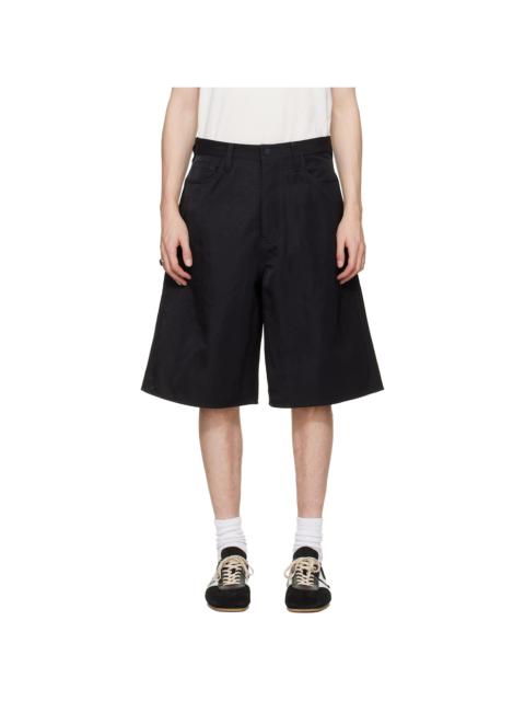 ESSENTIALS Black 5 Pocket Shorts
