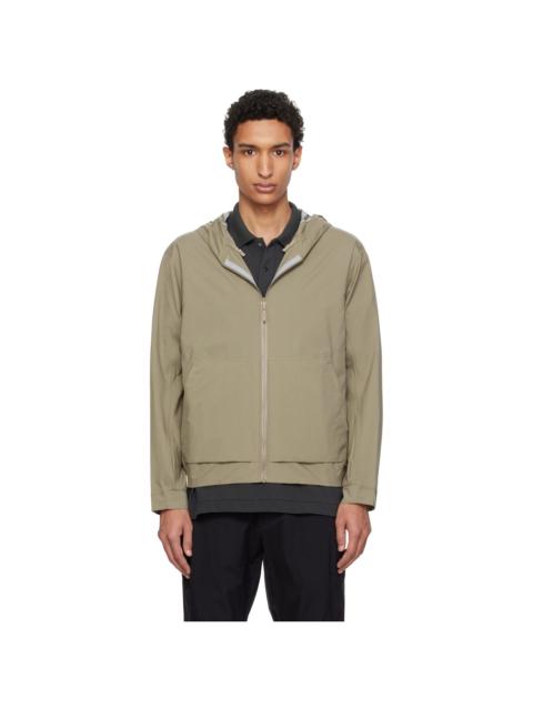 Veilance Taupe Demlo Hoody Jacket