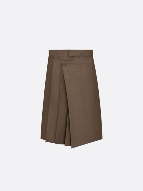 Dior Pleated Kilt-Shorts