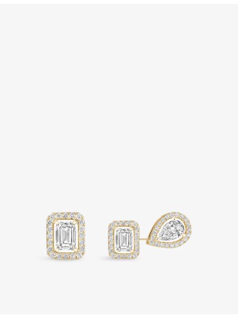 MESSIKA My Twin 18ct Gold And 0.81ct Diamond Stud Earrings