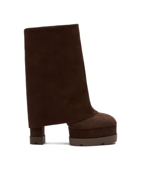 CASADEI fold-over platform boots