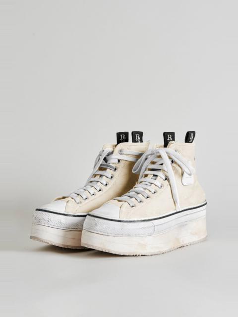Platform High Top Sneakers - Ecru | R13 Denim