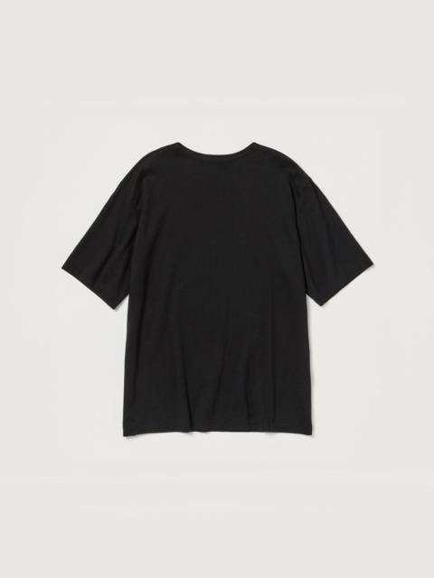 AURALEE LUSTER PLAITING BOAT NECK TEE