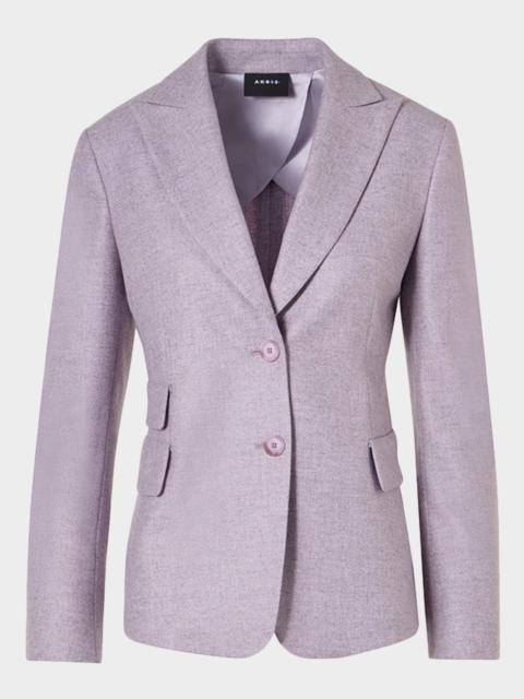 AKRIS Hans Single-Breasted Cashmere Jacket