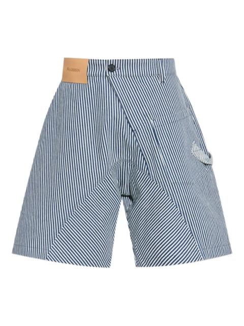 JW Anderson stripe panelled shorts