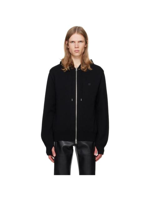 パーカー・フーディ Courreges Black Wool Zipped Hoodie 23819772_53939482_1000.jpg