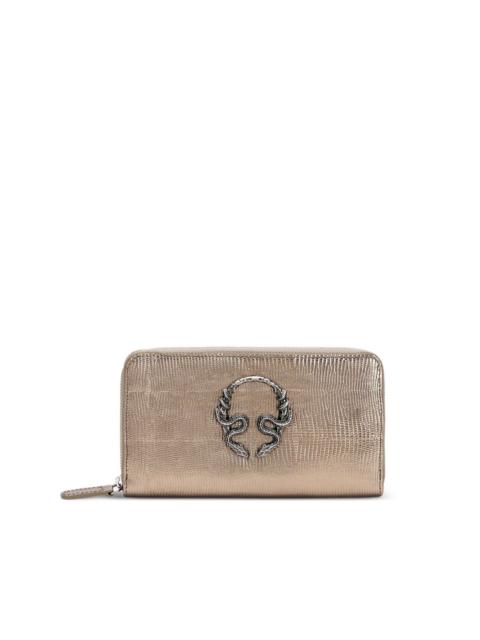 Roberto Cavalli reptile-effect wallet