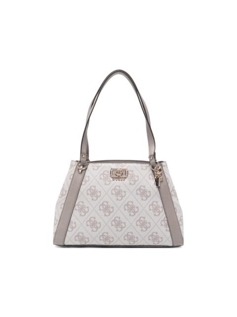 GUESS USA Karnilla monogram-pattern leather tote bag