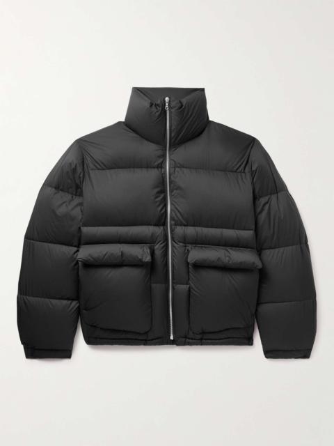 Quilted Nylon-Ripstop Down Jacket