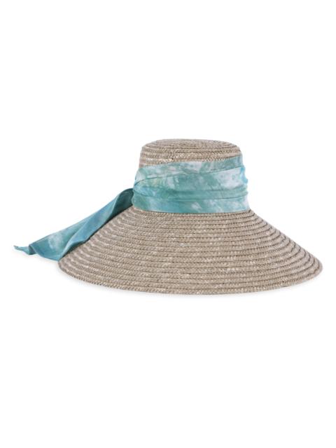 EUGENIA KIM Women's Mirabel Wide-Brim Straw Sun Hat - Khaki