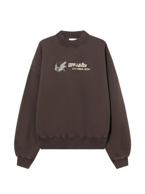 Off-White crocodile graphic sweatshirt