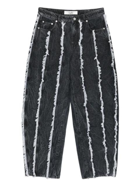 Séfr frayed-detail jeans