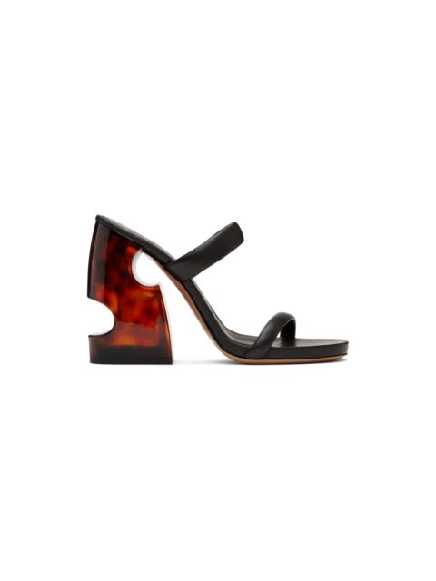 Off-White Black & Brown Meteor Heeled Sandals