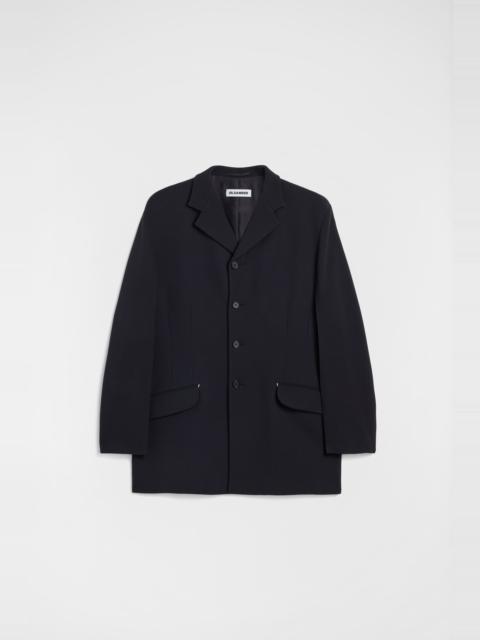 Jil Sander Technical Crêpe Deconstructed Jacket