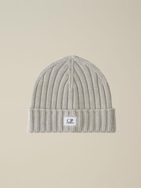 Extra Fine Merino Wool Logo Beanie