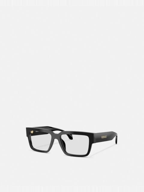 VERSACE Signature Rectangular Glasses
