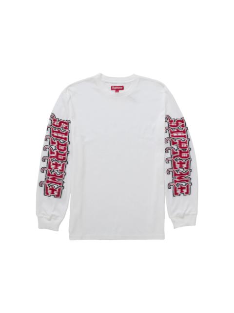 Supreme Supreme Intarsia Sleeve L/S Top (FW25) White