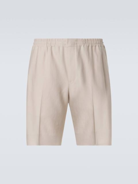 ZEGNA Linen Bermuda shorts