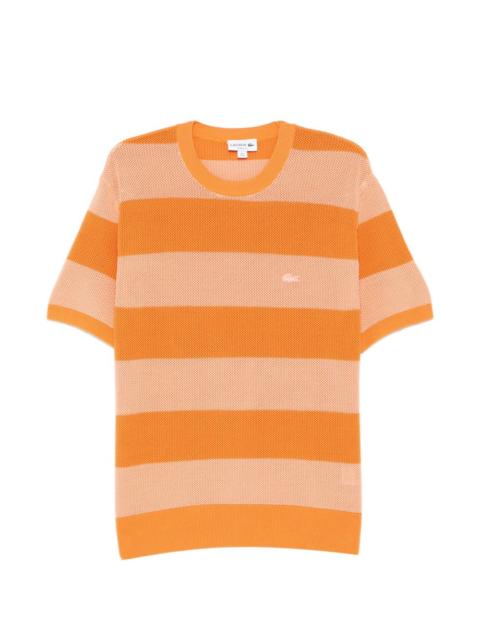 LACOSTE striped T-shirt
