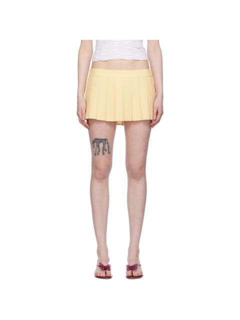 Yellow Fairfield Miniskirt