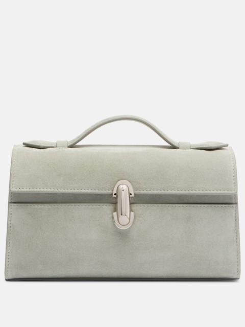 SAVETTE Symmetry suede tote bag