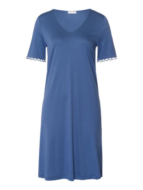 HANRO Anouk V-Neck Cotton Nightgown