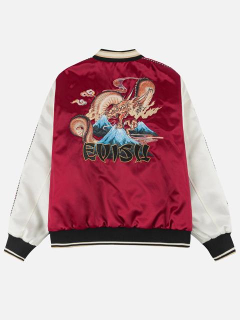 EVISU Light Padded Flying Dragon Embroidery Souvenir Jacket