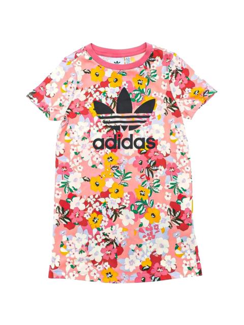 adidas HER Studio London Floral T-Shirt Dress GS "Trace Pink / Multicolor" GN4214